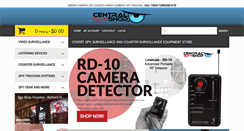 Desktop Screenshot of centralspyshop.com